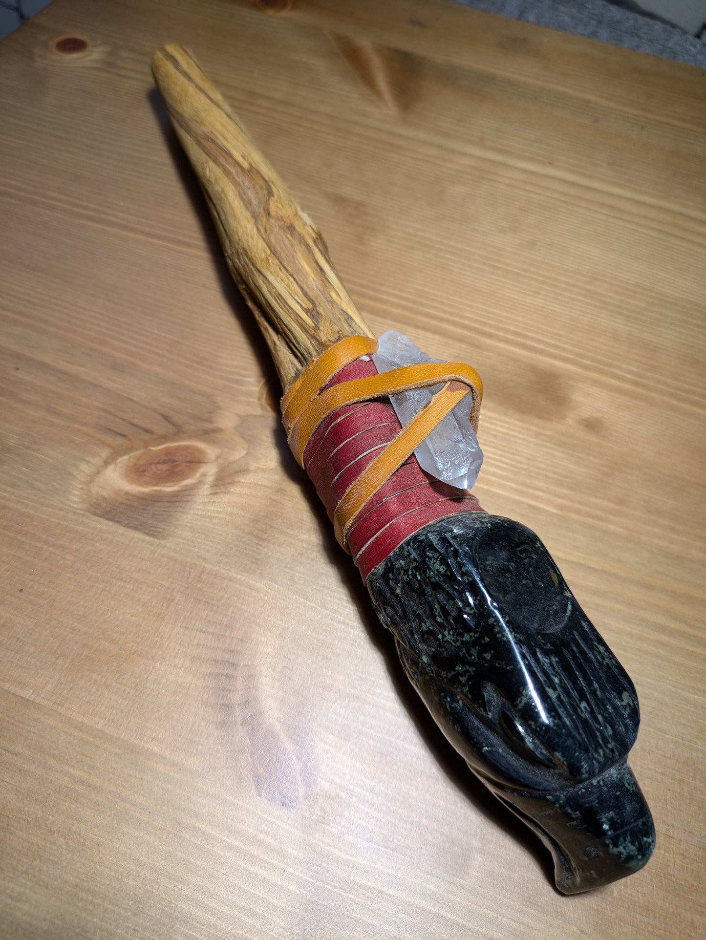 Eagle Caapi and Stone Pipe