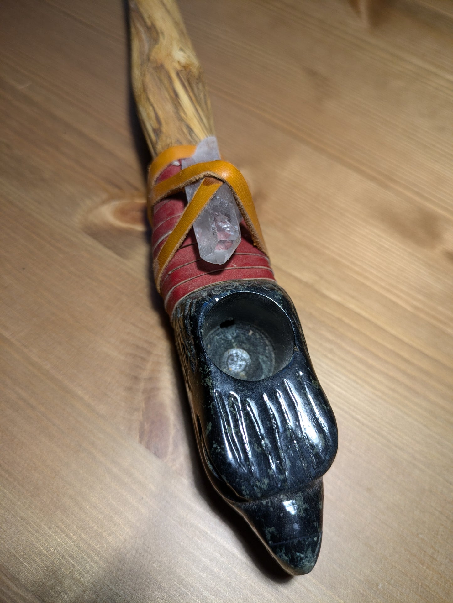 Eagle Caapi and Stone Pipe
