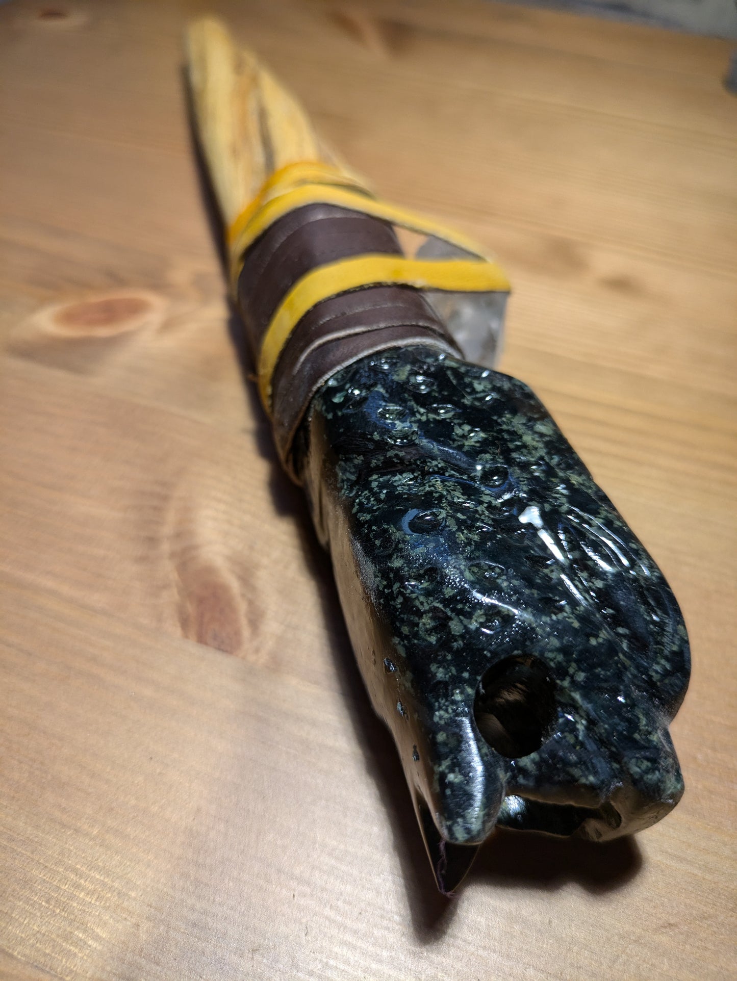 Snake Stone and Caapi Pipe