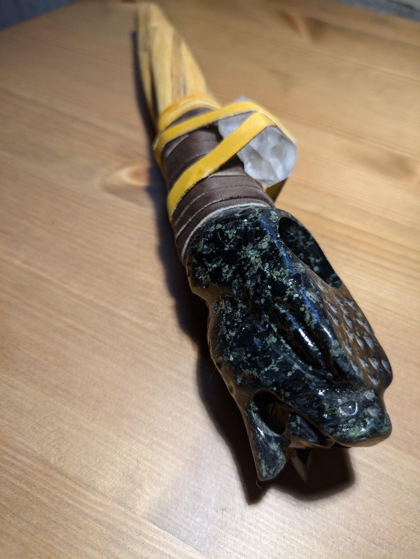 Snake Stone and Caapi Pipe