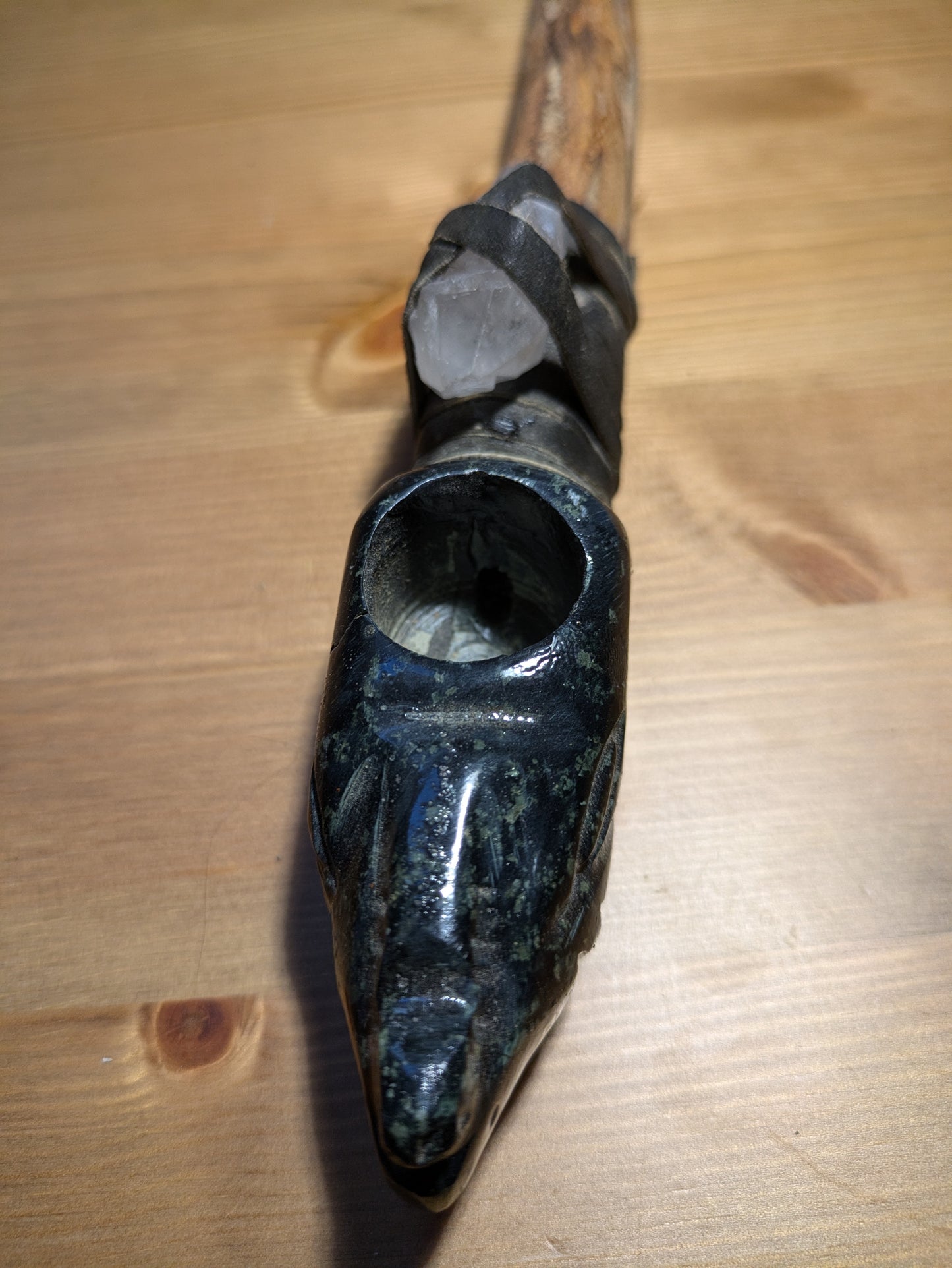 Eagle Caapi and Stone Pipe