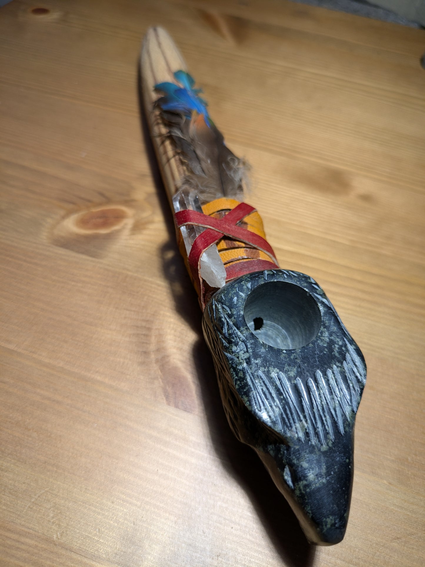 Eagle Caapi and Stone Pipe