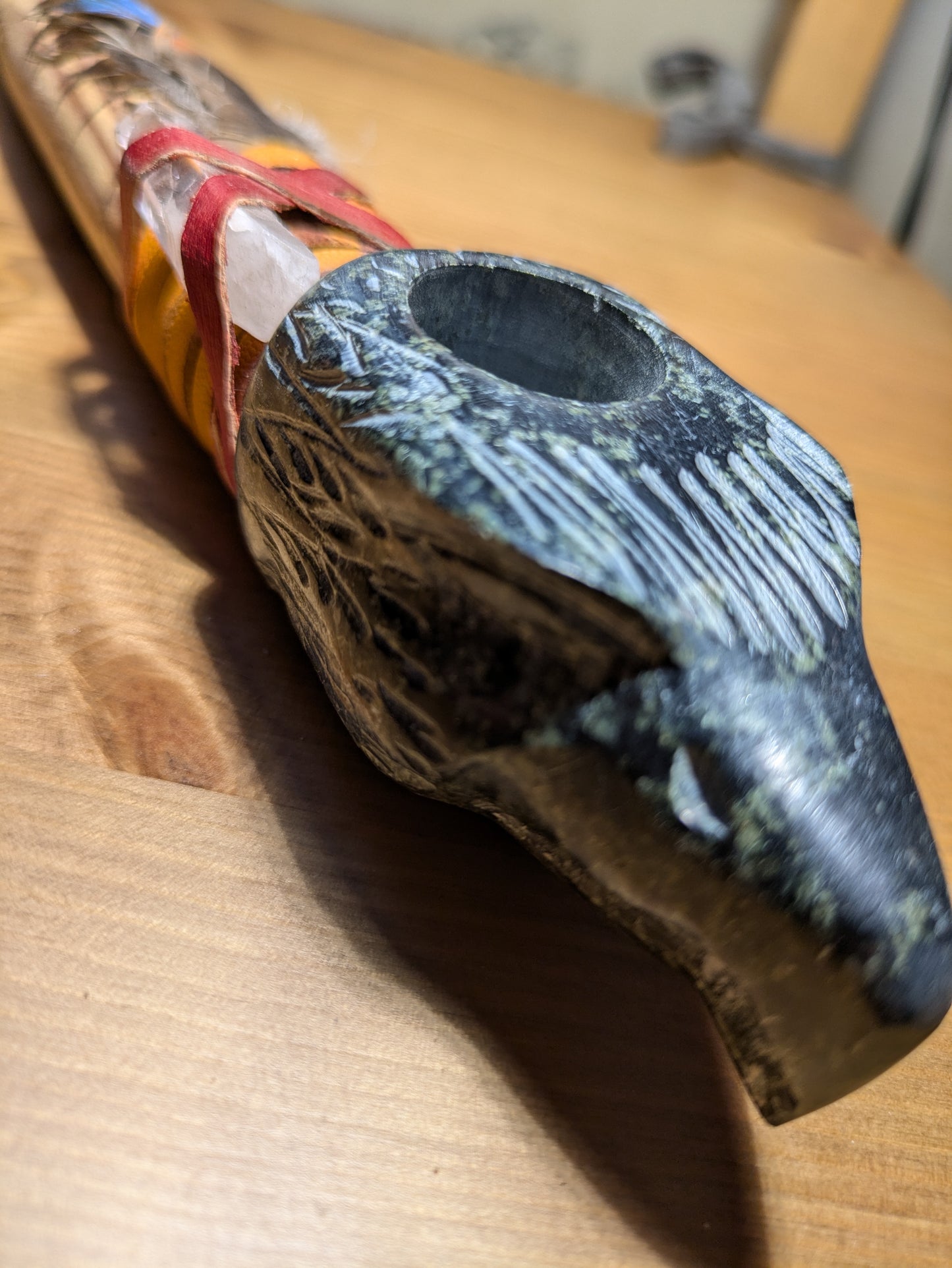 Eagle Caapi and Stone Pipe