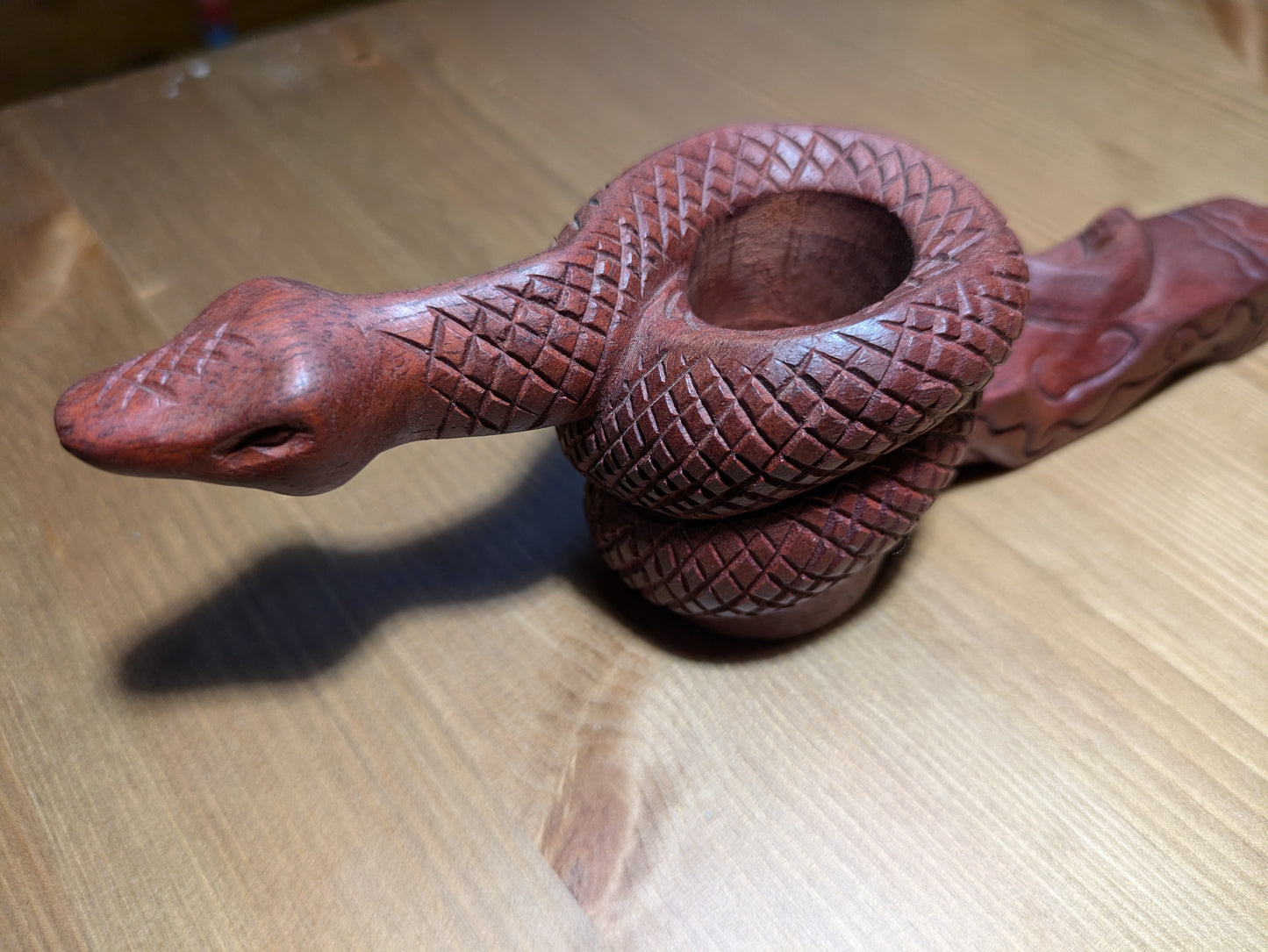Wood Snake Pipe
