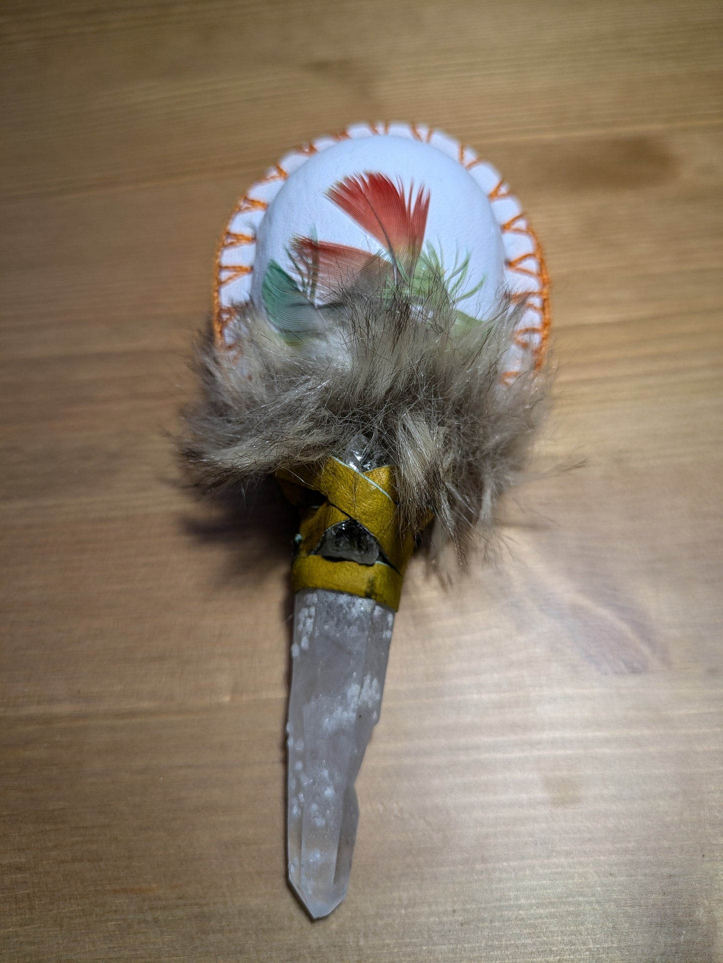 Small Shaker with leather (rattle)