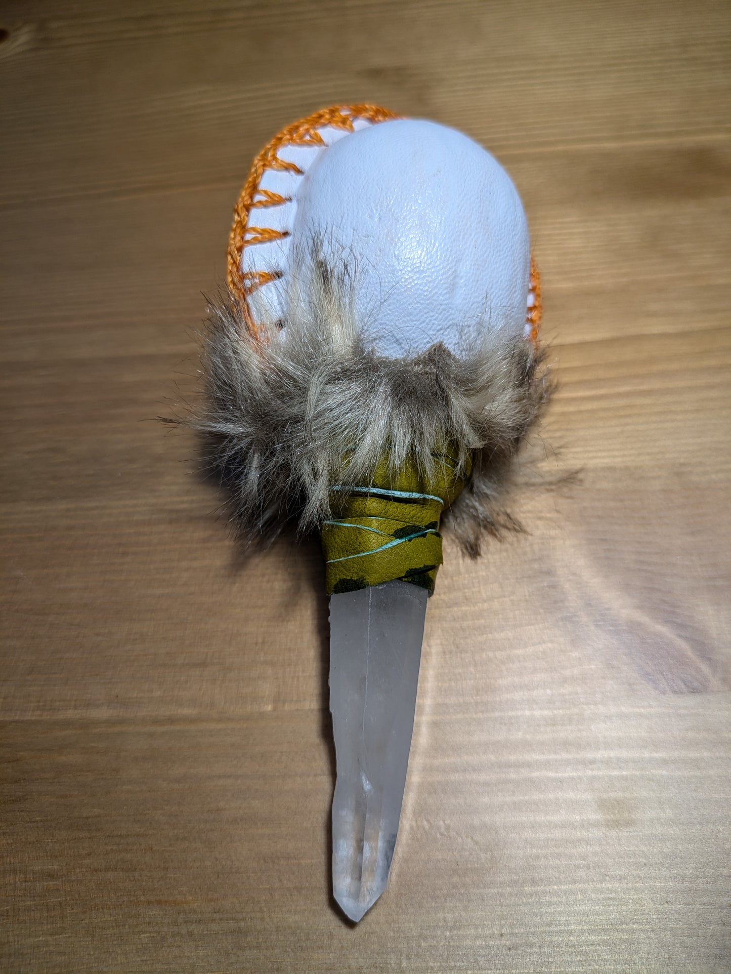 Small Shaker with leather (rattle)