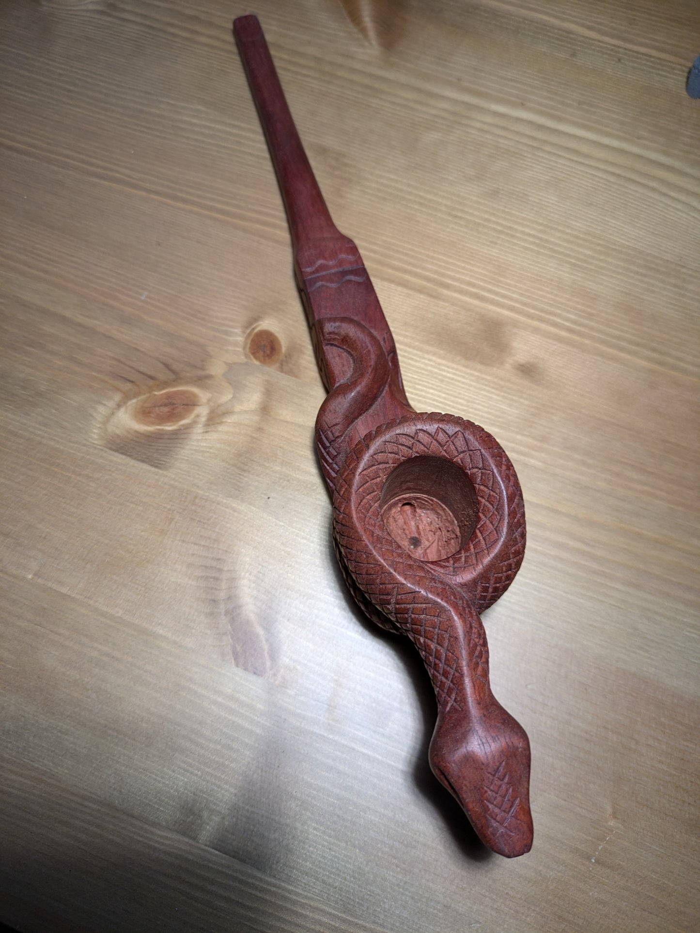Wood Snake Pipe
