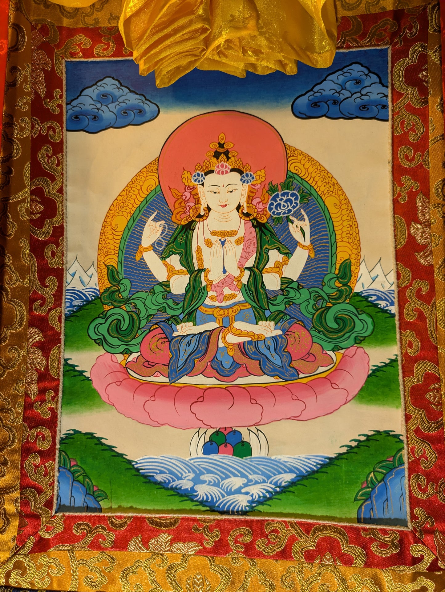 Avalokiteshvara (Chenrezig) Thangka